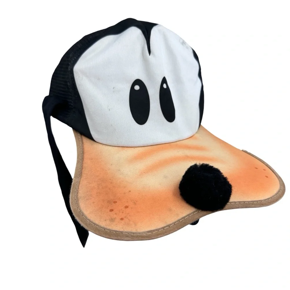 Disney Goofy Character Hat - Black, White, Orange